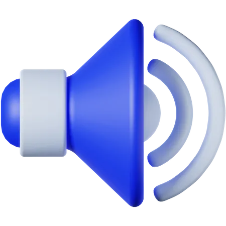 Sound  3D Icon