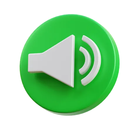 Sound  3D Icon