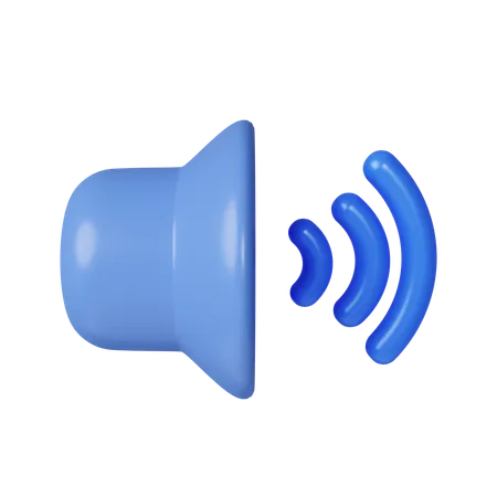 Sound  3D Icon