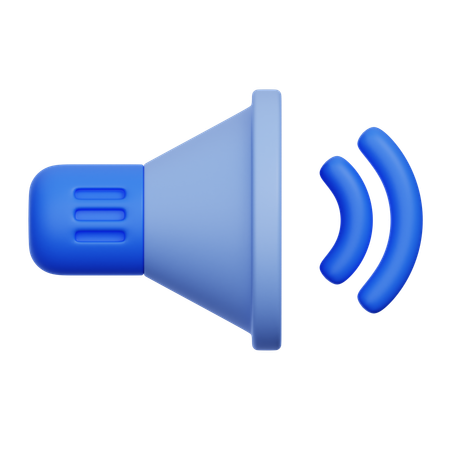 Sound  3D Icon