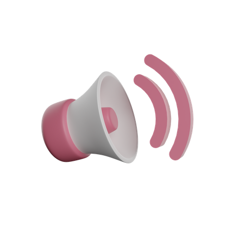 Sound  3D Icon