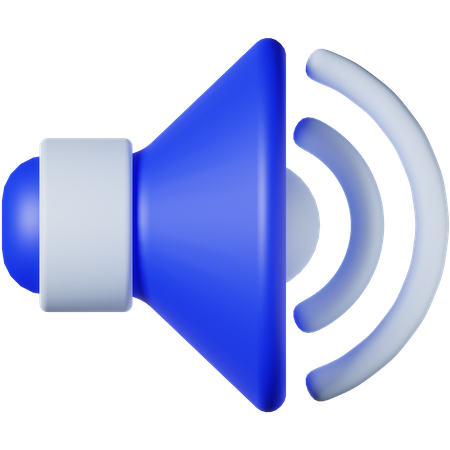 Sound  3D Icon