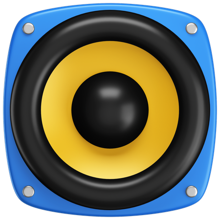 Sound  3D Icon