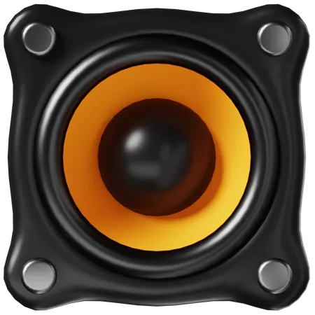 Sound Speaker 3 D Icon 3D Icon