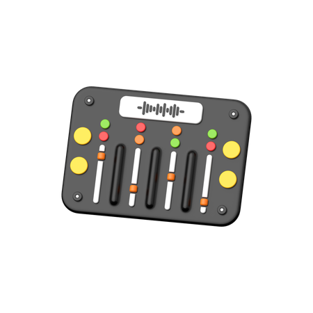 Sound Board  3D Icon