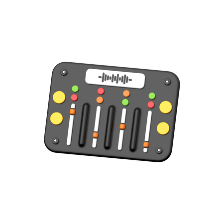 Sound Board  3D Icon