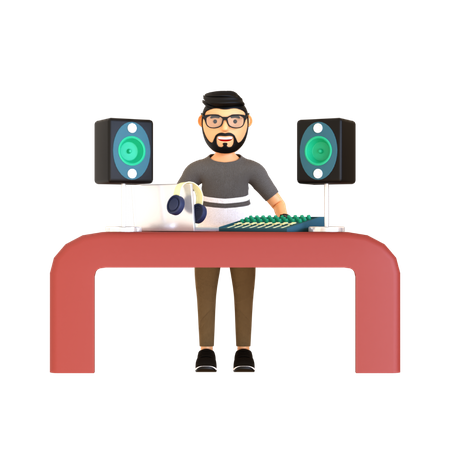 Sound Engineer  3D Icon