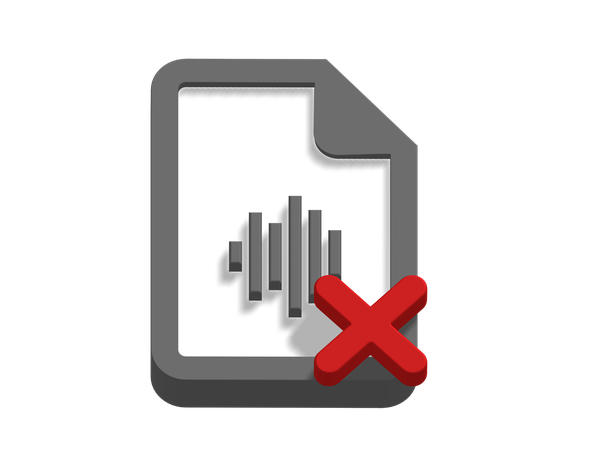 Sound file error  3D Icon