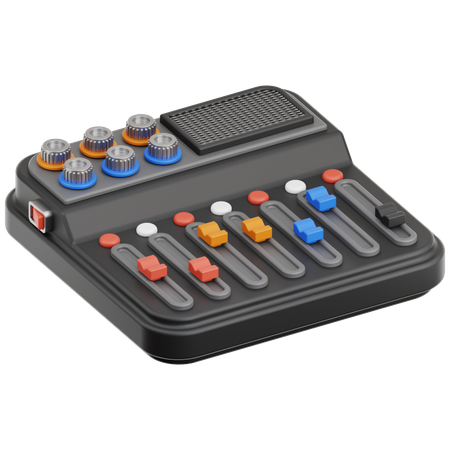 Sound Mix  3D Icon