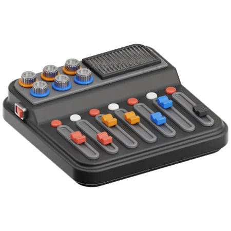 Sound Mix  3D Icon