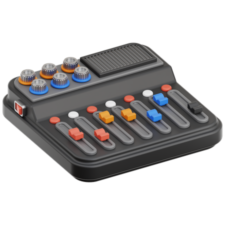 Sound Mix  3D Icon