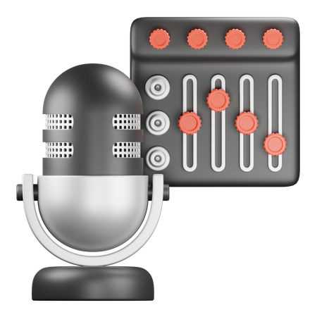 Sound Mixer  3D Icon