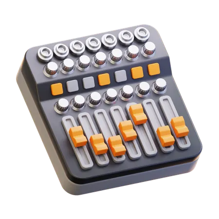 Sound Mixer  3D Icon