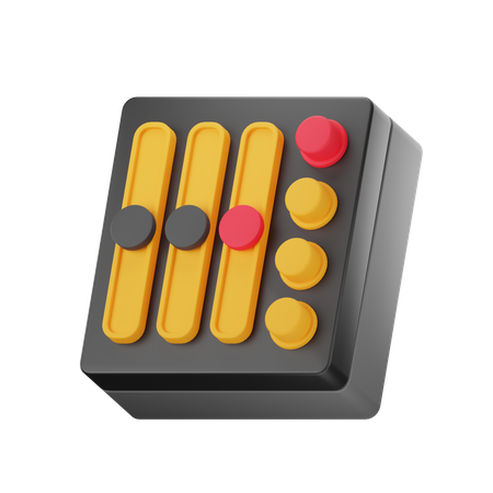 Sound Mixer  3D Icon