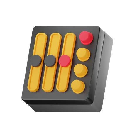 Sound Mixer  3D Icon