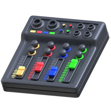 Sound Mixer  3D Icon