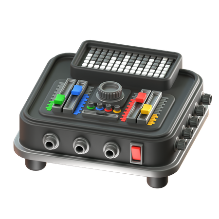 Sound Mixer  3D Icon