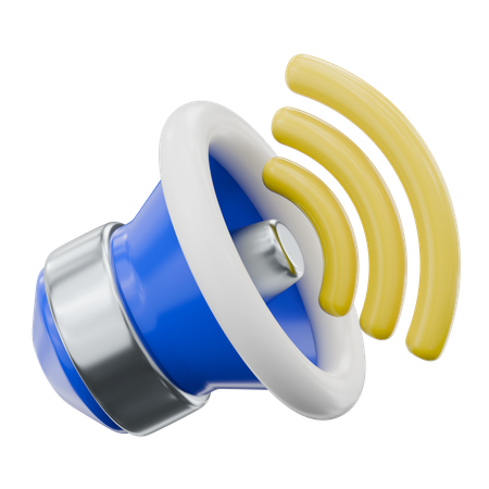 Sound On  3D Icon