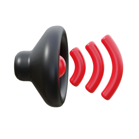 Sound On  3D Icon