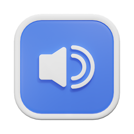 Sound On  3D Icon
