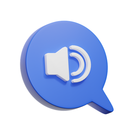 Sound On  3D Icon