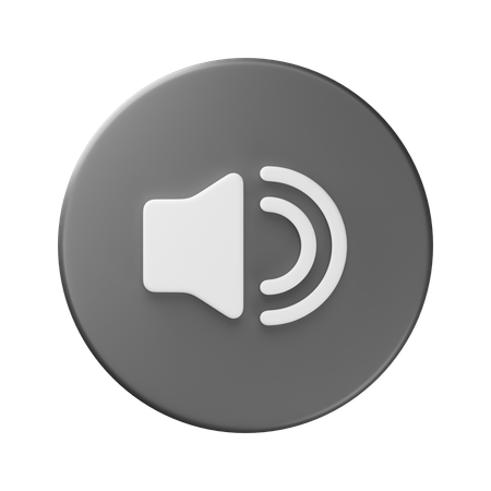 Sound On  3D Icon