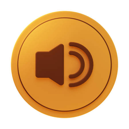 Sound On  3D Icon