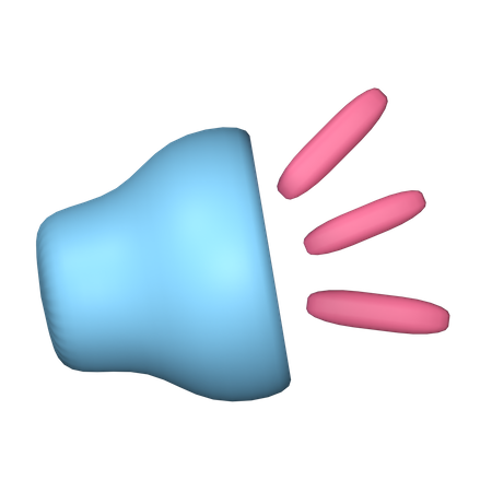 Sound On  3D Icon