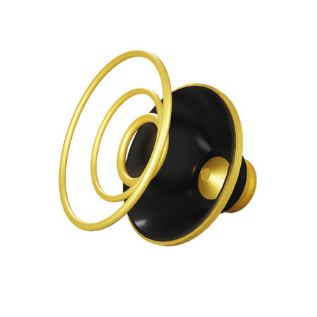 Sound On  3D Icon