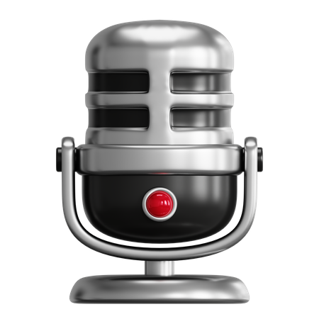 Sound Recorder  3D Icon