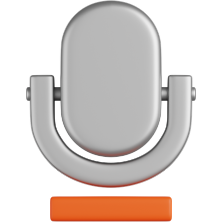 Sound Recorder  3D Icon