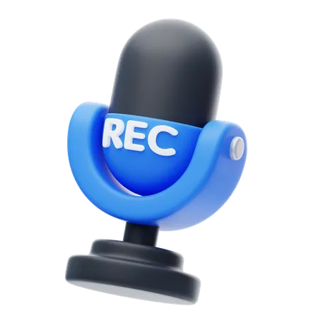 Sound Recorder  3D Icon