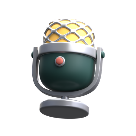 Sound Recorder  3D Icon