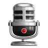 voice recorder 3d logos