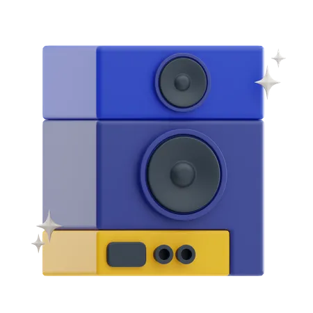 Sound Speaker  3D Icon