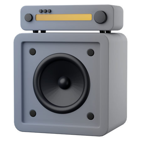 Sound speaker  3D Icon