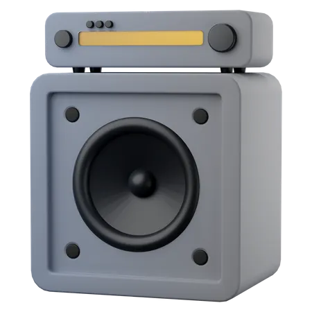 Sound speaker  3D Icon