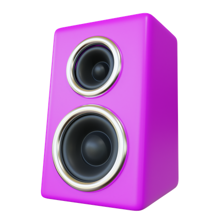 Sound Speaker  3D Icon