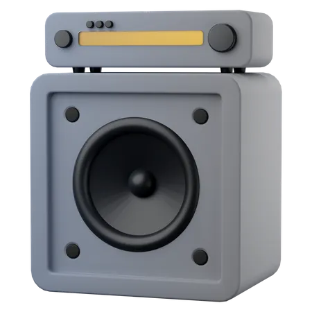 Sound speaker 3D Icon