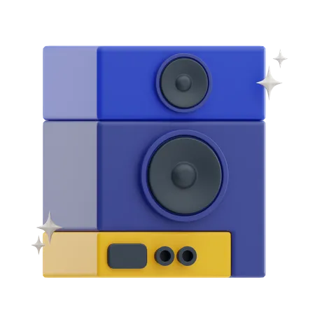 Sound Speaker 3D Icon