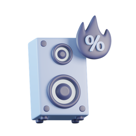 Sound Speaker Hot Sale  3D Icon