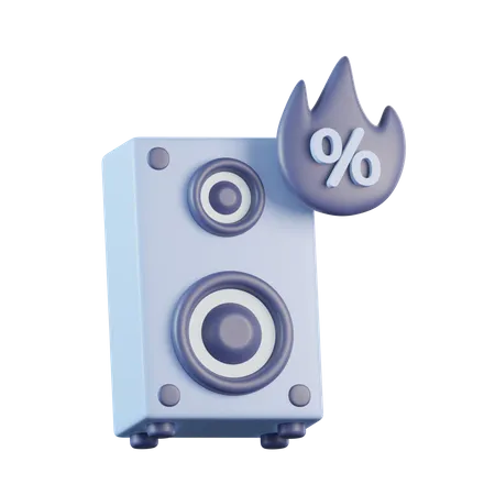 Sound Speaker Hot Sale  3D Icon
