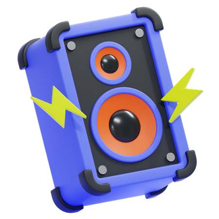 Sound System  3D Icon