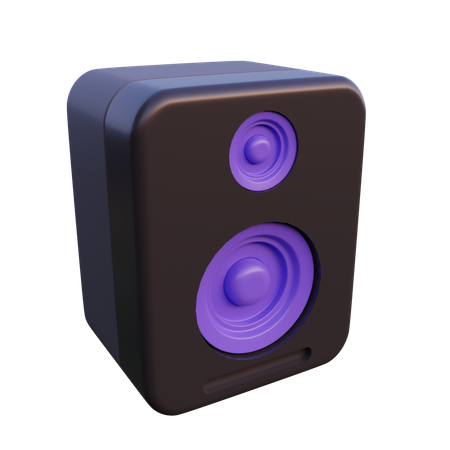 Sound System  3D Icon