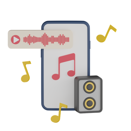 Sound System  3D Icon