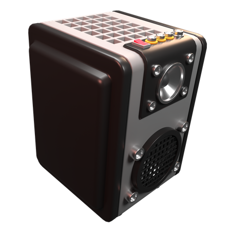 Sound System  3D Icon