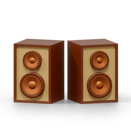 Sound System 3D Icon
