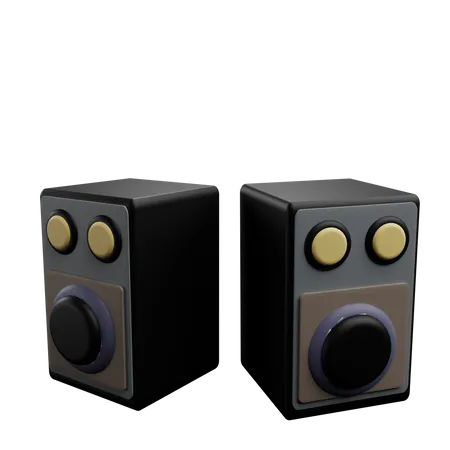 Sound System  3D Icon