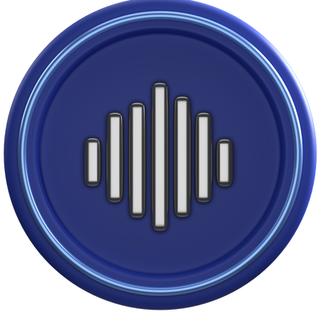 Sound Wave  3D Icon