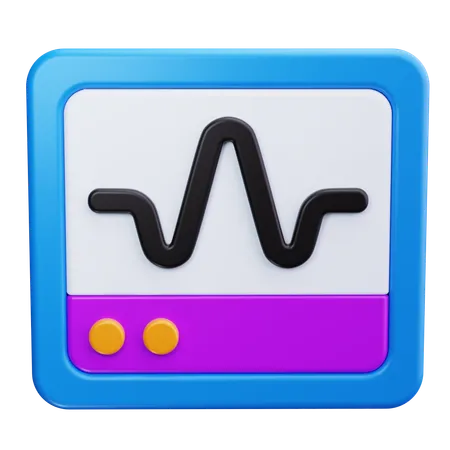 Sound Wave  3D Icon